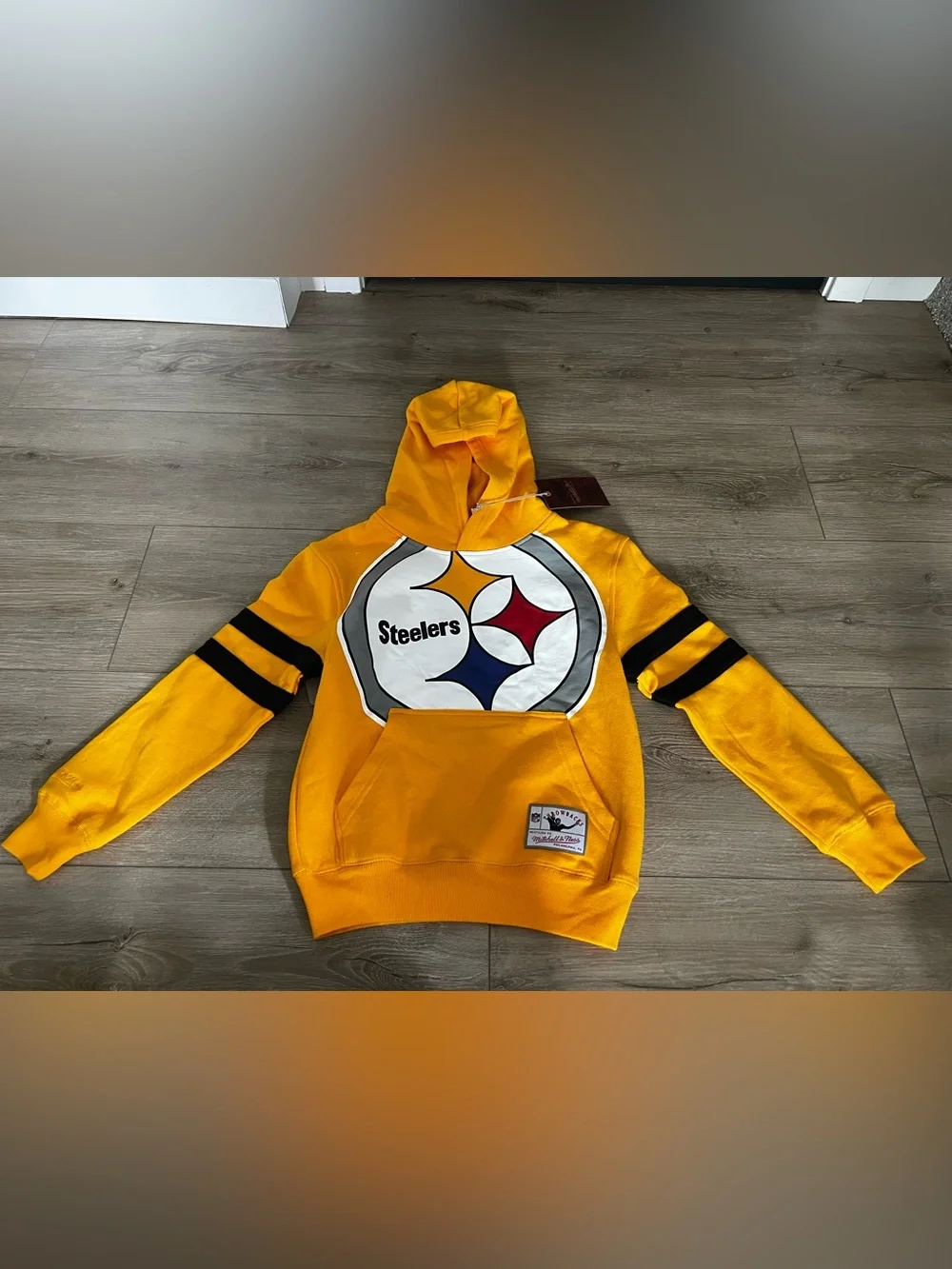 Kids Yellow Pittsburgh Steelers Hoodie - Picture 1 of 5